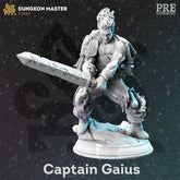 Captain Gaius 3D-printed model